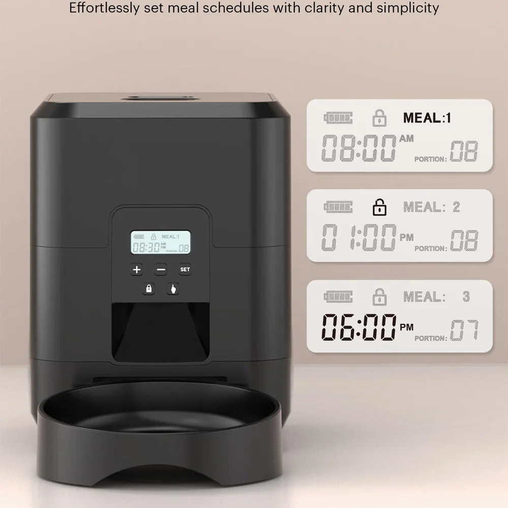 Smart Pet Feeder – Automatic Cat & Dog Food Dispenser
