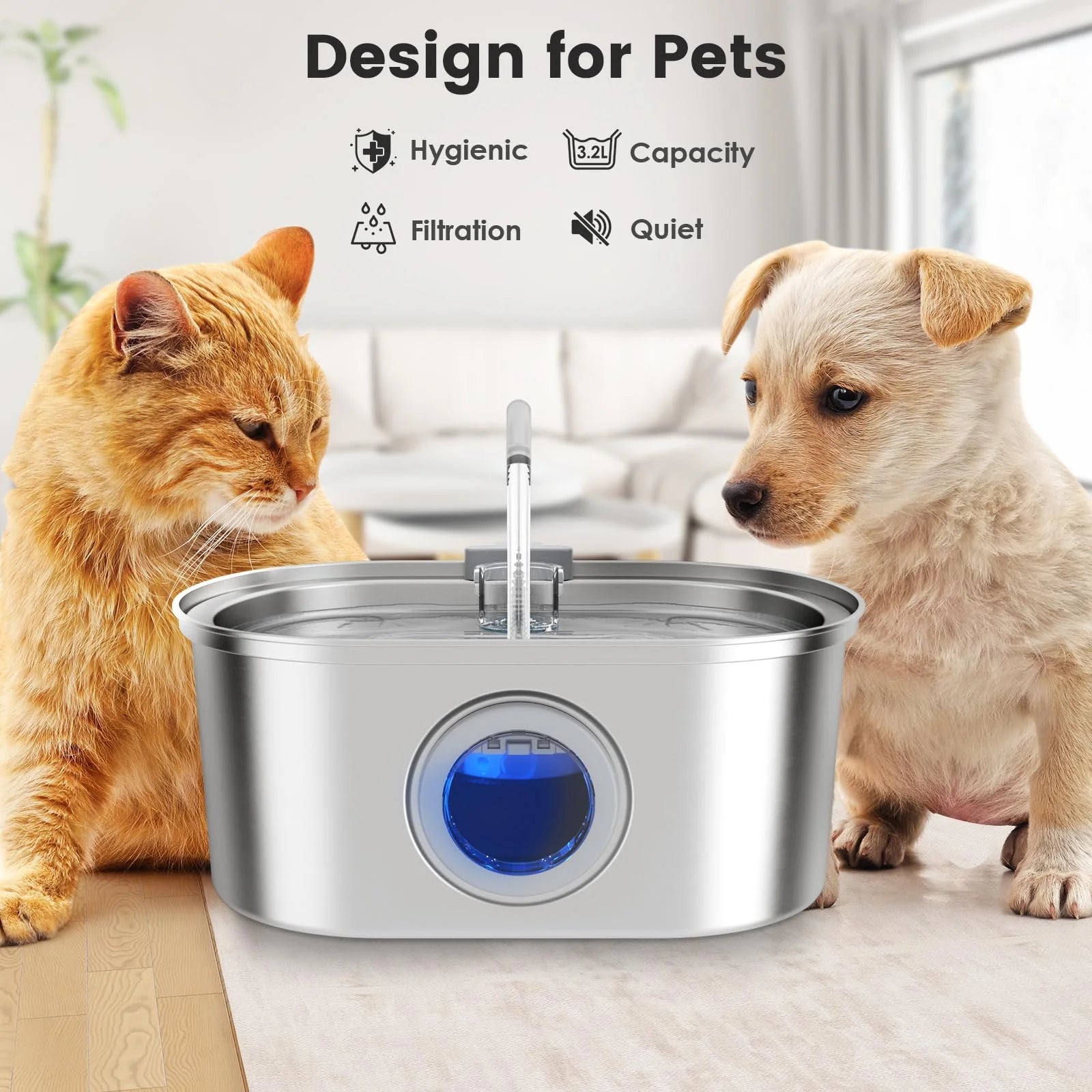 Fountain: Fresh Water 24/7 for Your Pet — Effortlessly!