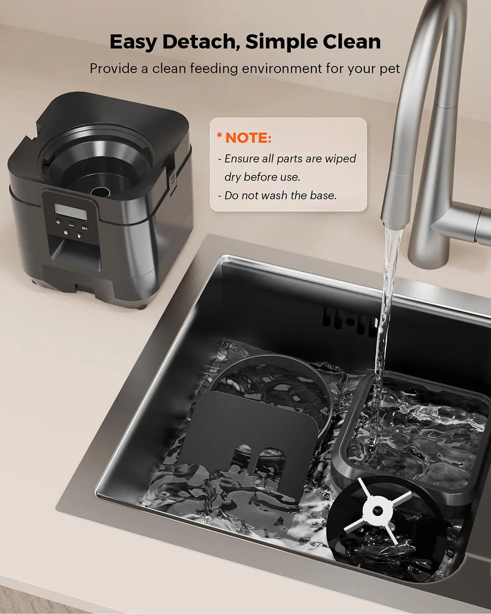 Smart Pet Feeder – Automatic Cat & Dog Food Dispenser