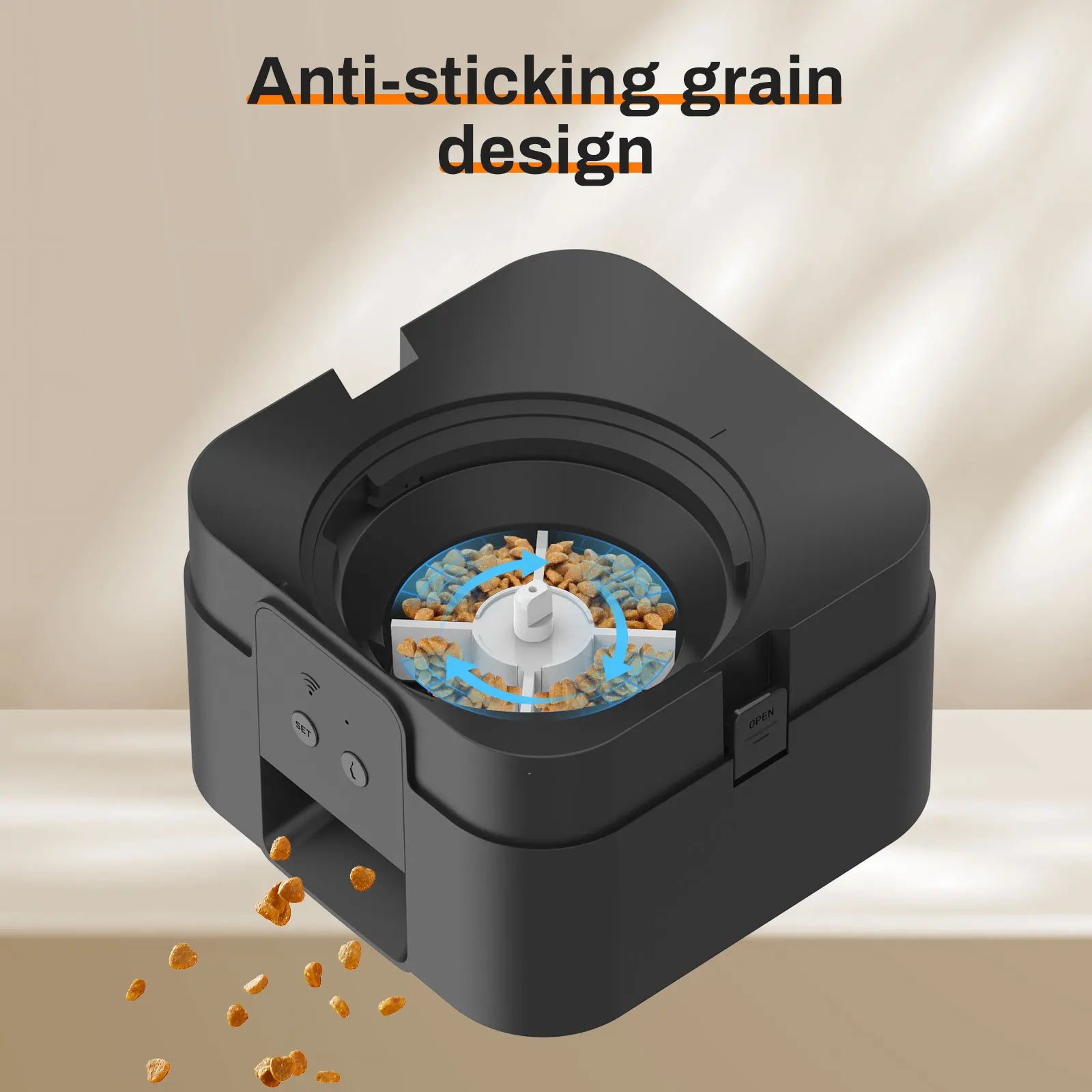 Smart Pet Feeder – Automatic Cat & Dog Food Dispenser